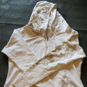 Women's Columbia White Hoodie SIZE L
